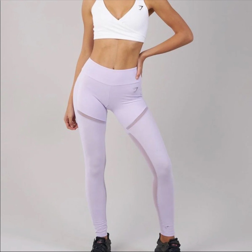 💜SOLD💜GymShark skimpy Mesh leggings - Picture 4 of 6